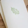 Cottontails handmade card - oak leaf|Cottontails Baby New