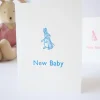 Cottontails New Baby card - blue|Cottontails Baby New