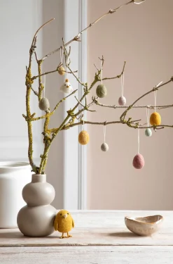 En Gry & Sif - three handmade felt embroidered eggs|Cottontails Baby Outlet