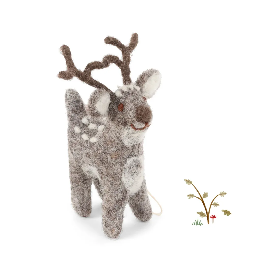 En Gry & Sif cute grey deer - small|Cottontails Baby Clearance