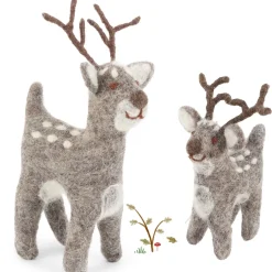 En Gry & Sif cute grey deer - small|Cottontails Baby Clearance
