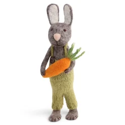 En Gry & Sif little grey hare - romper & carrot|Cottontails Baby Hot