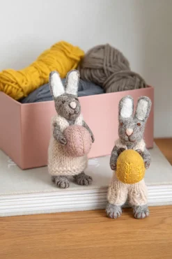 En Gry & Sif little grey rabbit - yellow egg|Cottontails Baby Discount