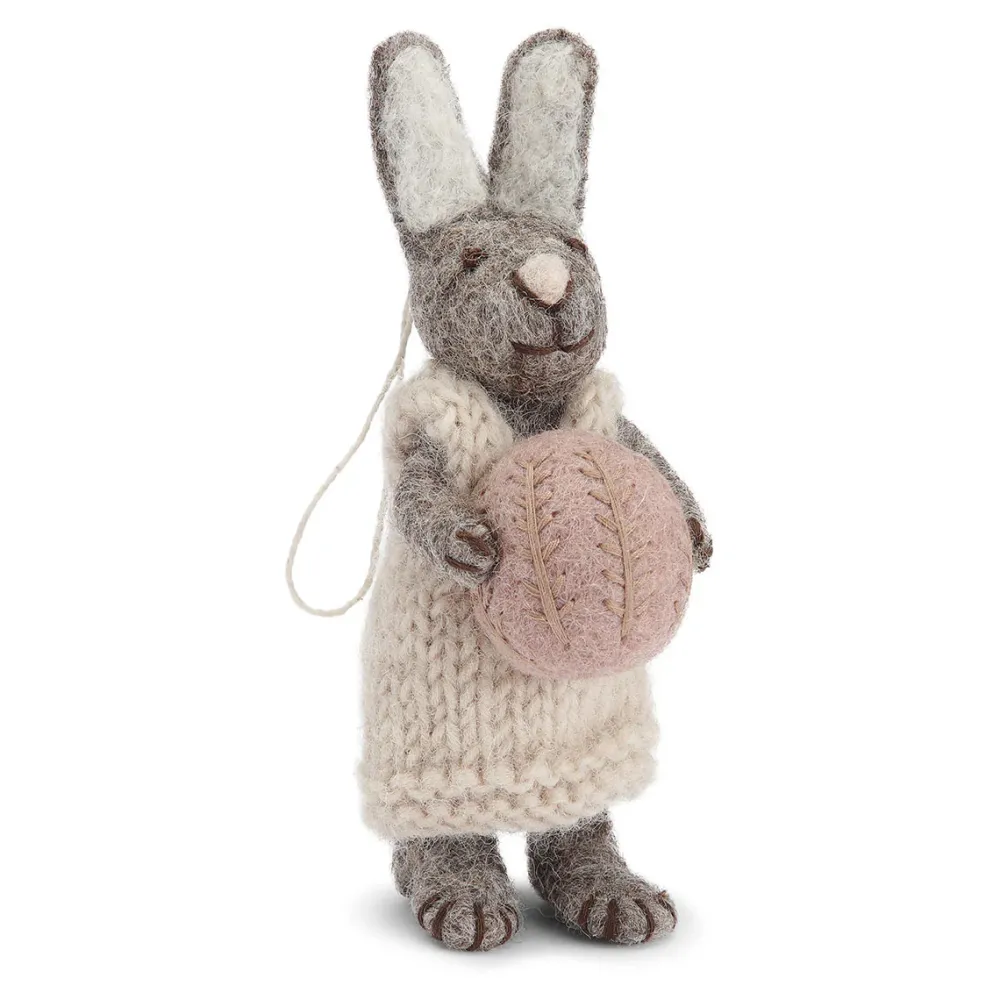 En Gry & Sif little grey rabbit - lavender egg|Cottontails Baby Outlet