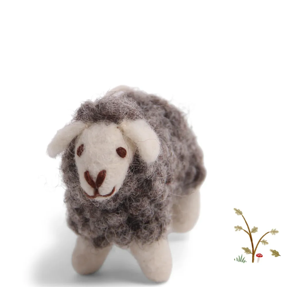 En Gry & Sif little woolly sheep - grey|Cottontails Baby New