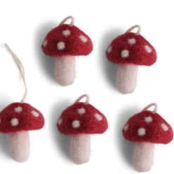 En Gry & Sif mini toadstools - set of five|Cottontails Baby Discount