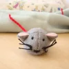 Handmade little felt mouse - grey|Cottontails Baby Hot