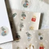 Handmade Paper Stickers - Cosy Bunnies|Cottontails Baby Online