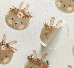 Handmade Paper Stickers - Bunny Heads|Cottontails Baby Best