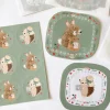 Handmade Paper Stickers - Hedgehog & Bunny|Cottontails Baby Hot