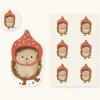 Handmade Paper Stickers - Pixie Hedgehog|Cottontails Baby Hot
