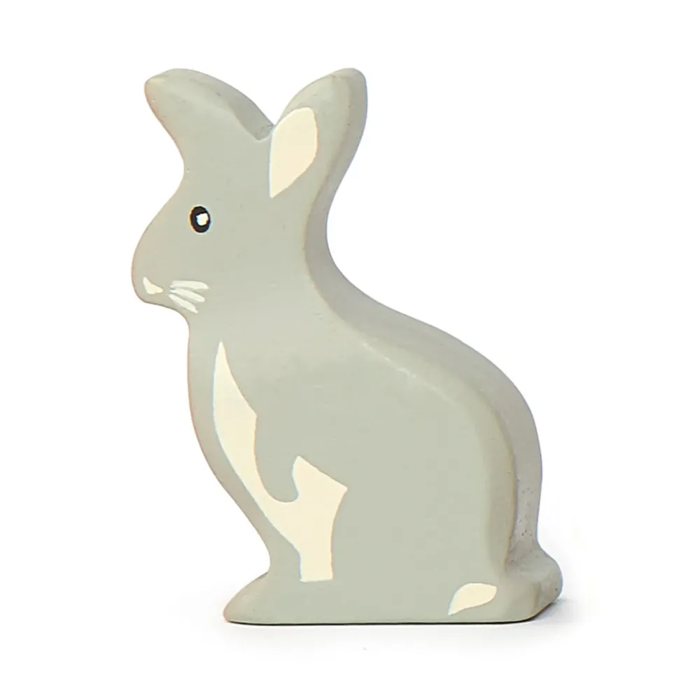 Little wooden woodland animal - grey rabbit|Cottontails Baby Best