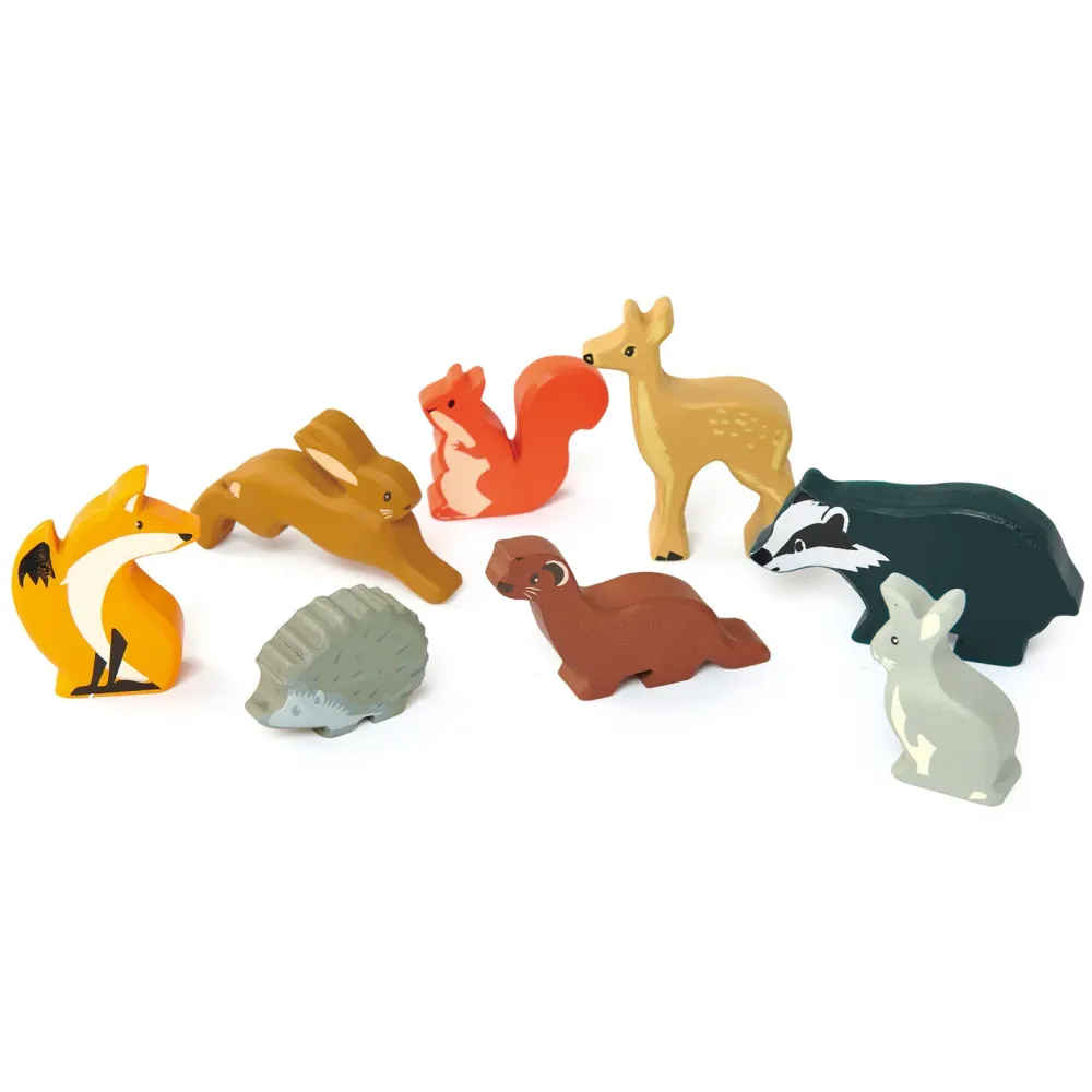Little wooden woodland animal - grey rabbit|Cottontails Baby Best