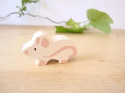 Little wooden woodland animal - mouse|Cottontails Baby