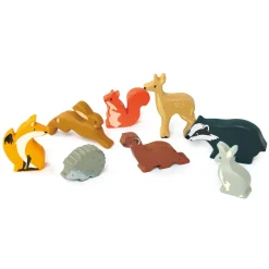 Little wooden woodland animal - leaping hare|Cottontails Baby Discount