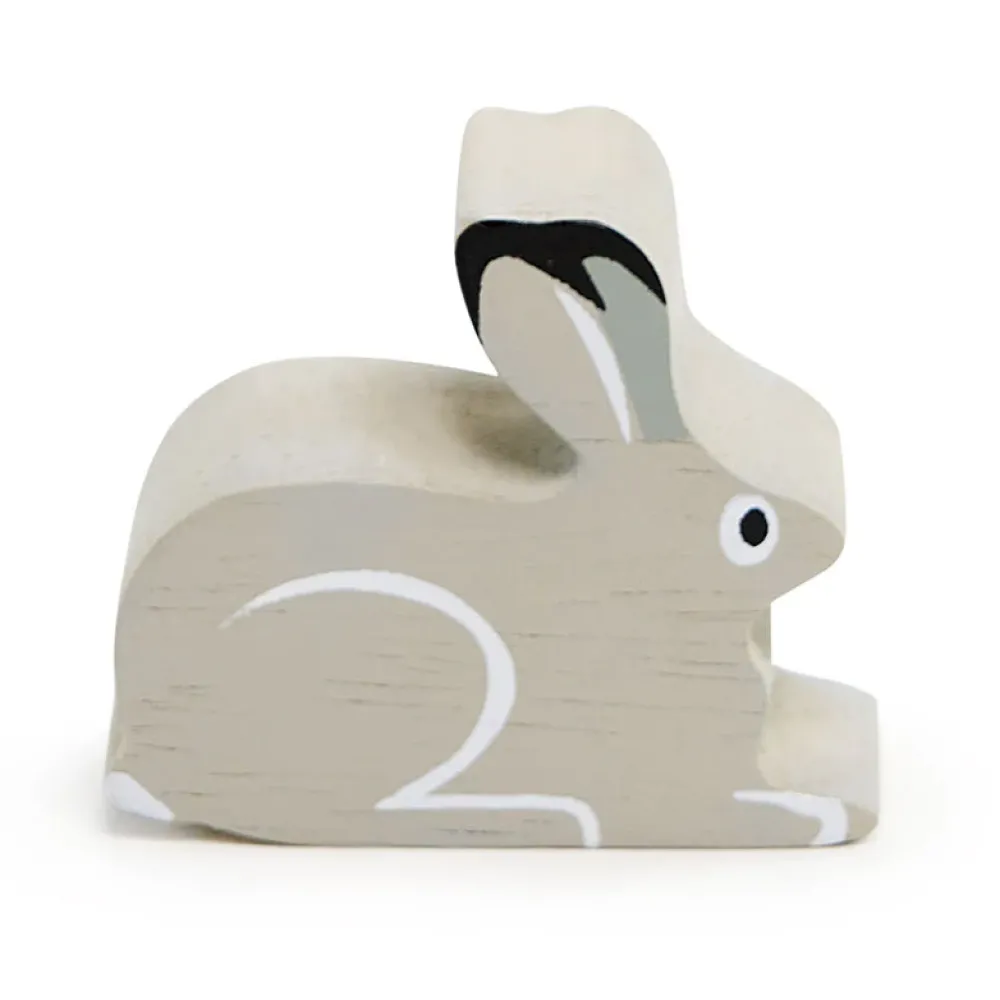 Little wooden woodland animal - snow hare|Cottontails Baby Hot