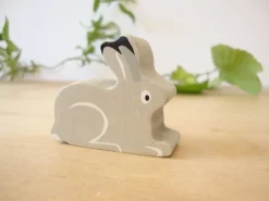 Little wooden woodland animal - snow hare|Cottontails Baby Hot