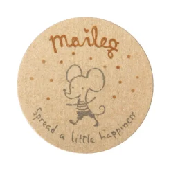 Maileg 5 x 'Spread a Little Happiness' stickers|Cottontails Baby Sale