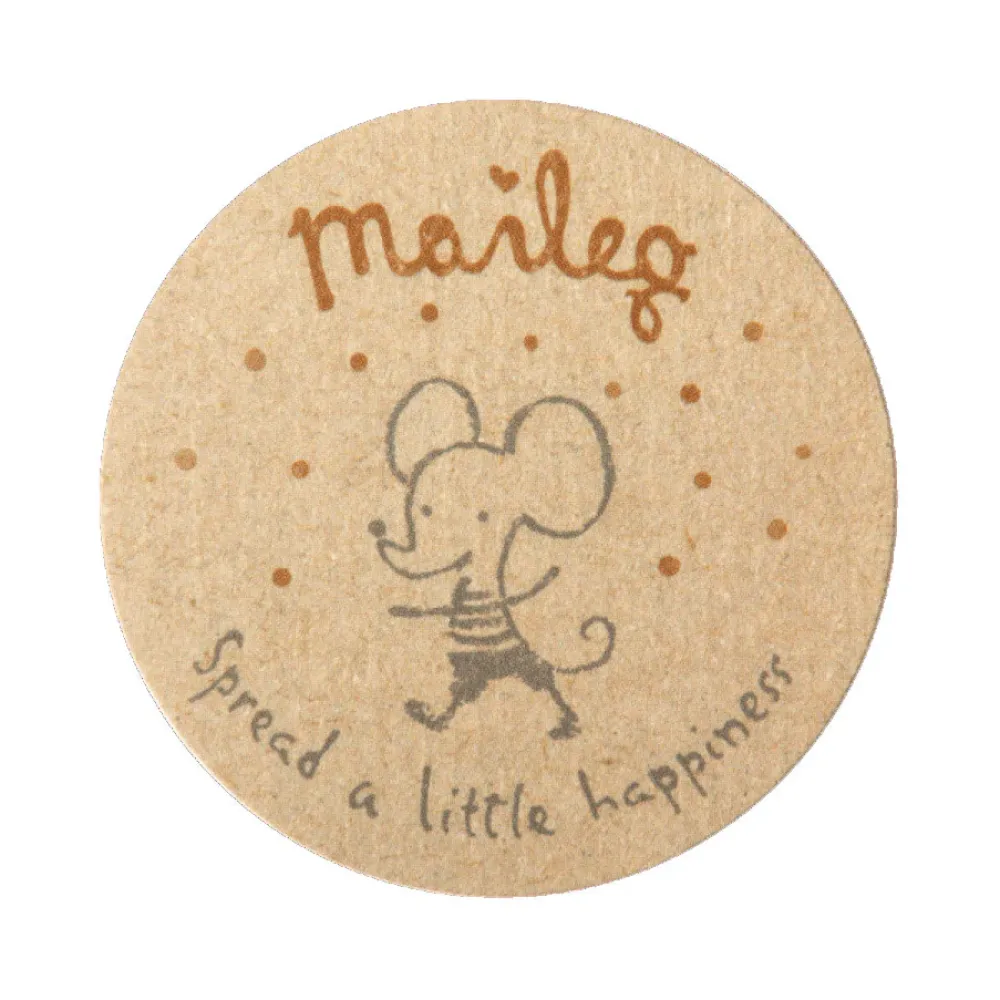 Maileg 5 x 'Spread a Little Happiness' stickers|Cottontails Baby Sale