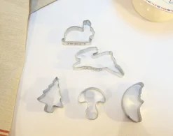 Mini biscuit cutters - bunnies / toadstool / tree / moon|Cottontails Baby Clearance