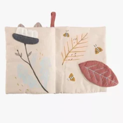 Moulin Roty Apres la Pluie soft activity book & rattle|Cottontails Baby Discount