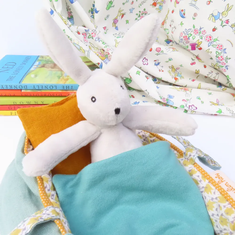 Moulin Roty Bunny in a Carry Cot|Cottontails Baby Sale