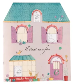 Moulin Roty colour & sticker house book|Cottontails Baby Online