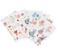 Moulin Roty Dance School Colouring & Sticker Book|Cottontails Baby New