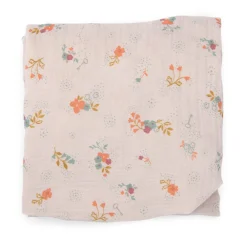 Moulin Roty Floral Fitted Cot Sheet 140 x 70cm|Cottontails Baby Online