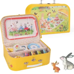 Moulin Roty Grand Family metal tea set|Cottontails Baby Best