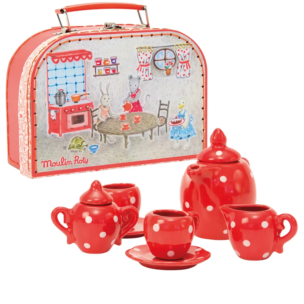 Moulin Roty Grand Family crockery tea set|Cottontails Baby Outlet