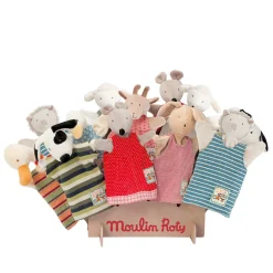 Moulin Roty hand puppet - Sylvain Rabbit|Cottontails Baby Best