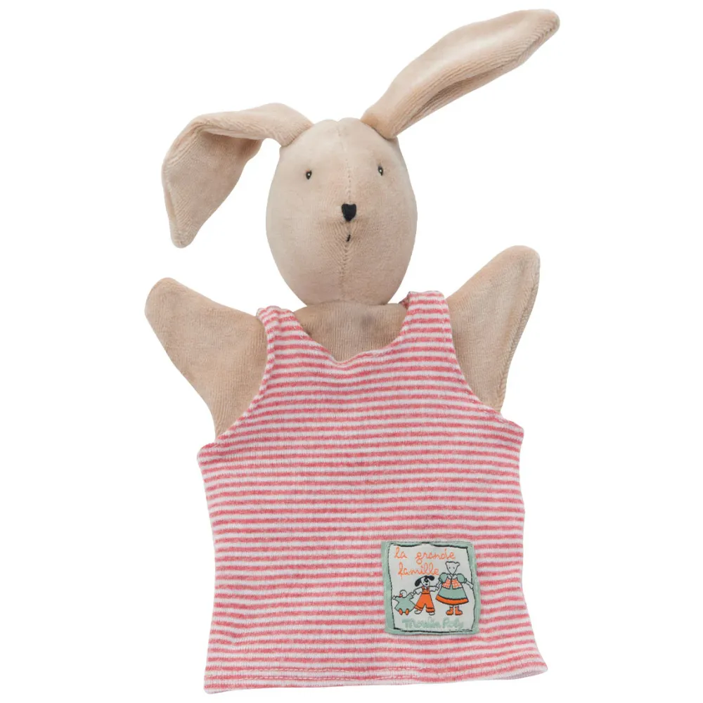 Moulin Roty hand puppet - Sylvain Rabbit|Cottontails Baby Best