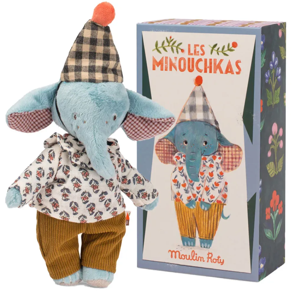 Moulin Roty Les Minouchkas Pablo the Elephant|Cottontails Baby Outlet