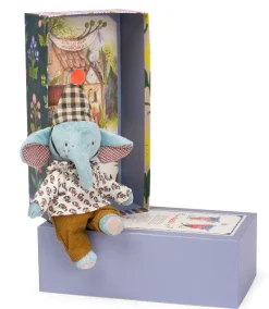 Moulin Roty Les Minouchkas Pablo the Elephant|Cottontails Baby Outlet