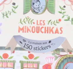 Moulin Roty Minouchkas Colouring & Sticker Book|Cottontails Baby New