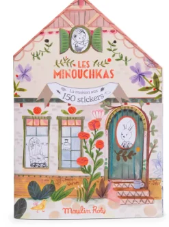 Moulin Roty Minouchkas Colouring & Sticker Book|Cottontails Baby New