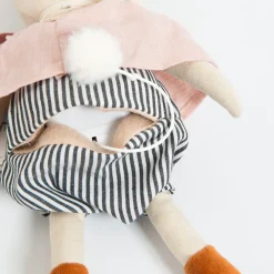 Moulin Roty musical linen rabbit|Cottontails Baby New