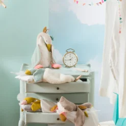 Moulin Roty Plumette the little blue goose|Cottontails Baby Outlet