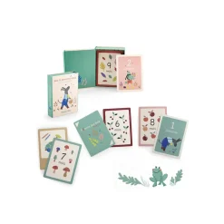 Moulin Roty Pomme des Bois 'My First 12 Months' card set|Cottontails Baby Hot