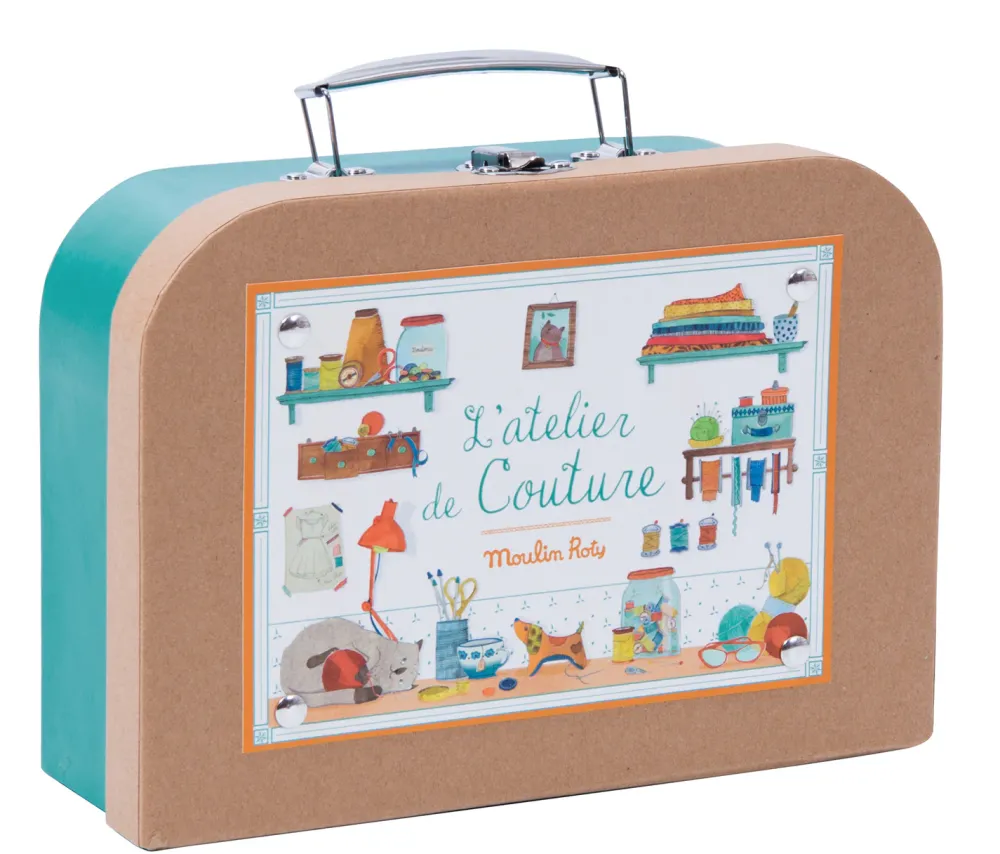 Moulin Roty sewing & knitting suitcase|Cottontails Baby Online