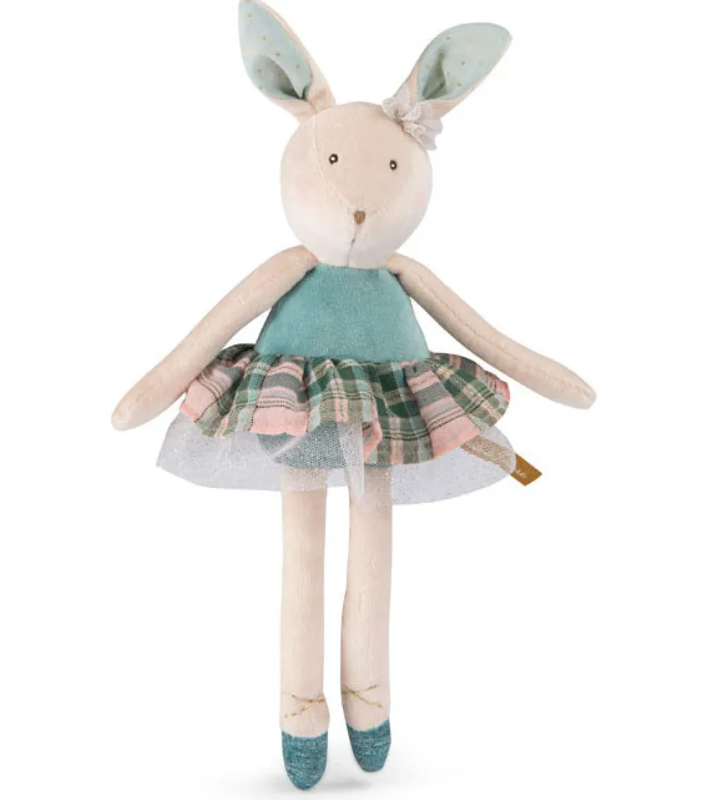 Moulin Roty Soft Blue Velvet Bunny|Cottontails Baby Clearance
