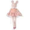 Moulin Roty Soft Pink Velvet Mouse|Cottontails Baby Outlet