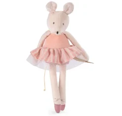 Moulin Roty Soft Pink Velvet Mouse|Cottontails Baby Outlet