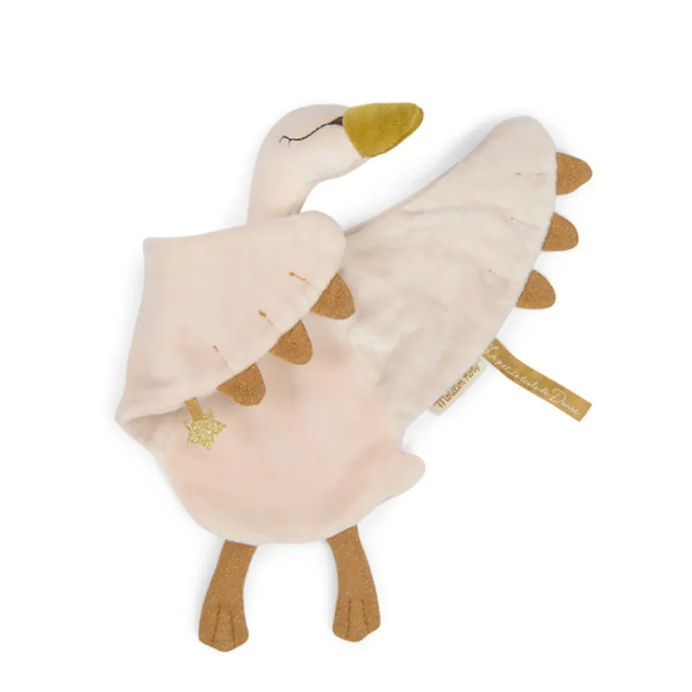 Moulin Roty sumptuous comforter - creamy swan|Cottontails Baby Discount