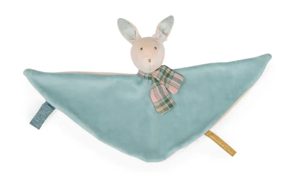 Moulin Roty sumptuous comforter - blue rabbit|Cottontails Baby Outlet