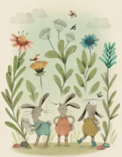 Moulin Roty Three Rabbits Bedtime Story Torch|Cottontails Baby