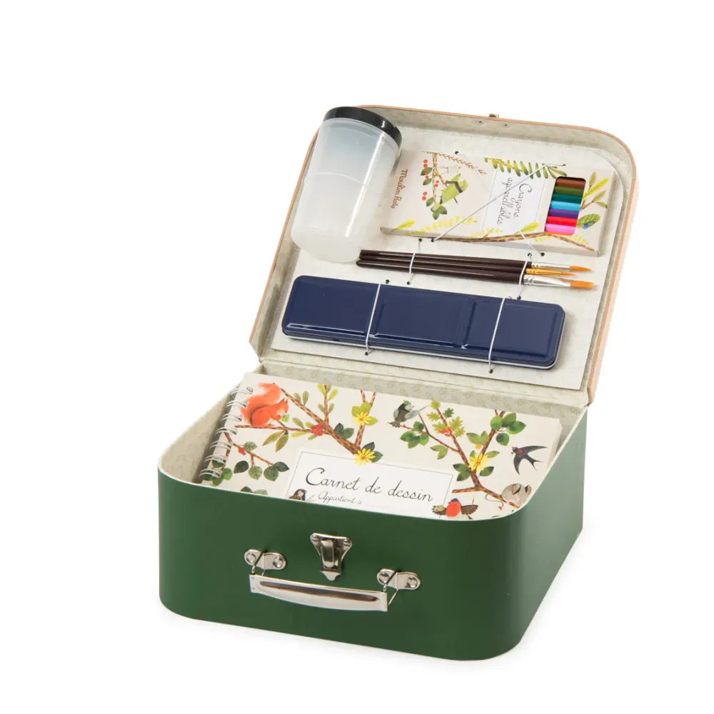 Moulin Roty watercolour suitcase|Cottontails Baby Sale