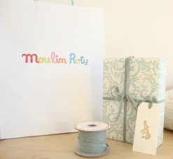 New Baby Gift Set - pretty sleep suit & mouse rattle|Cottontails Baby Best