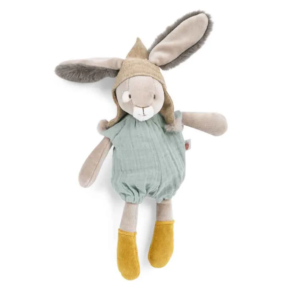 New Baby Gift-wrapped Set - sleep suit, rabbit & radish|Cottontails Baby Online